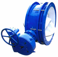 D341X伸缩式双向软密封手动双法兰蝶阀