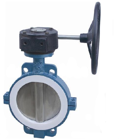 D371X对夹式蜗轮传动软密封蝶阀