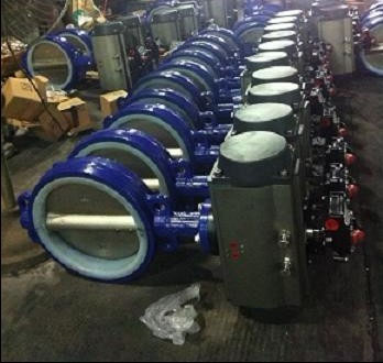 D671F46气动衬氟蝶阀