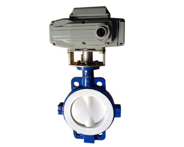 D971F电动衬氟蝶阀