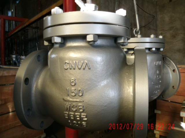 美标法兰止回阀